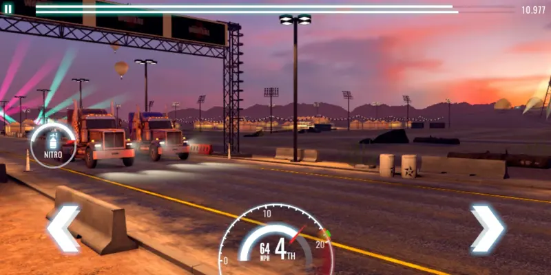 Big Truck Drag Racing android App screenshot 0